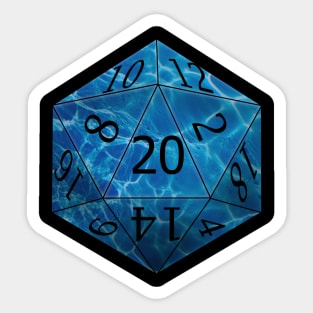 Ocean D20 Sticker